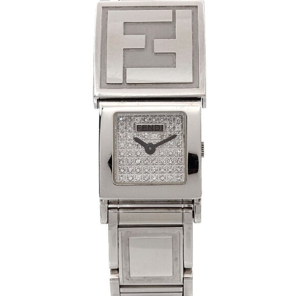 FENDI 5700L Quartz Diamond Quarts Ladies Watch 90268293 - Picture 1 of 11